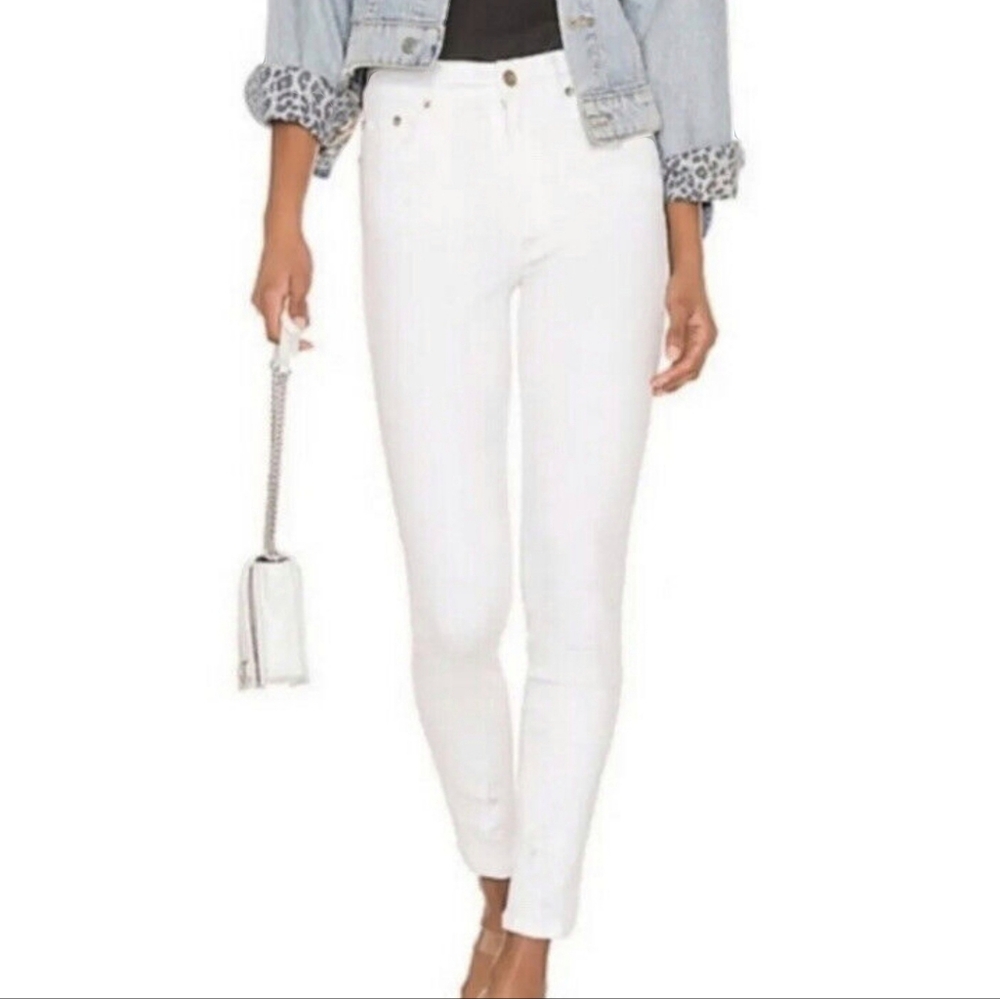 Pistola NWT Jennifer Oslo White High Waist Skinny Jeans